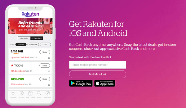 rakuten mobile app