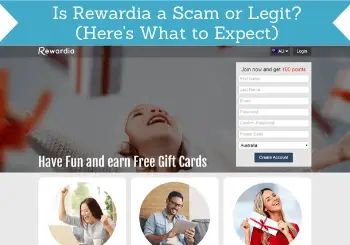 is rewardia a scam header