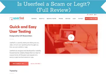 is userfeel a scam review header