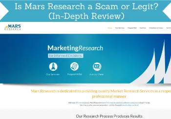 is mars research a scam header