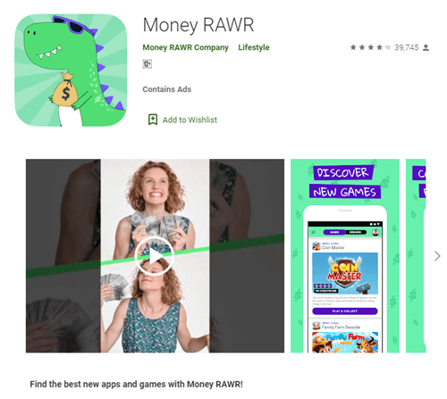 money rawr app