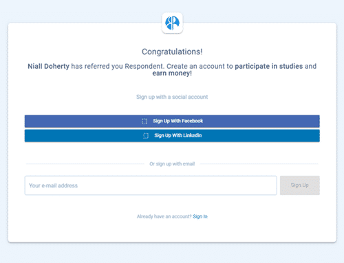 respondent registration