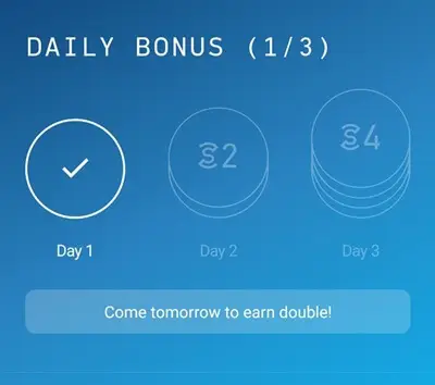 sweatcoin daily bonus