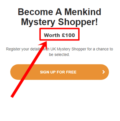 uk mystery shopper reward