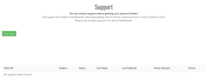 fluxrewards support