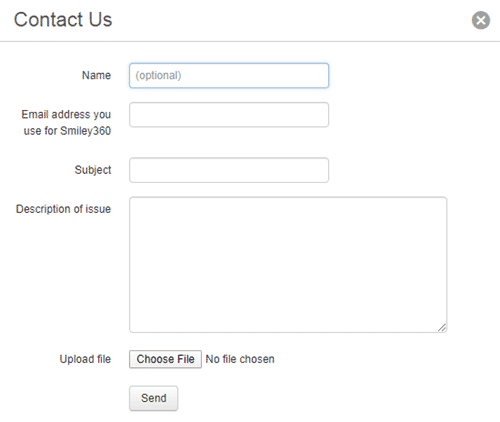 smiley360 contact form