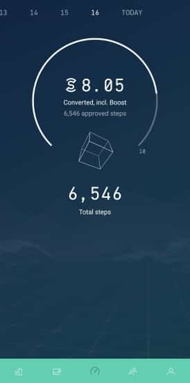 Sweatcoin Step Counter Dashboard