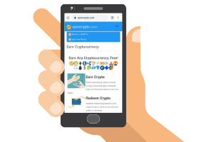 earncrypto mobile site