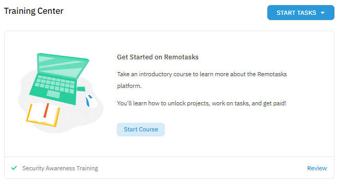 remotasks training center overview