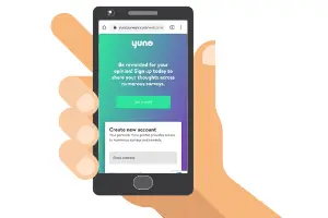 yuno surveys mobile site