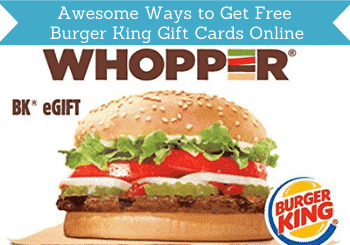 Burger King $25 : Gift Cards