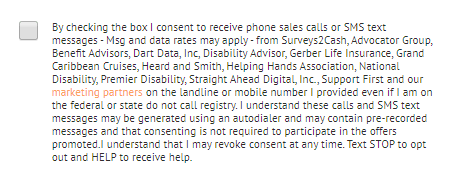 surveys2cash consent