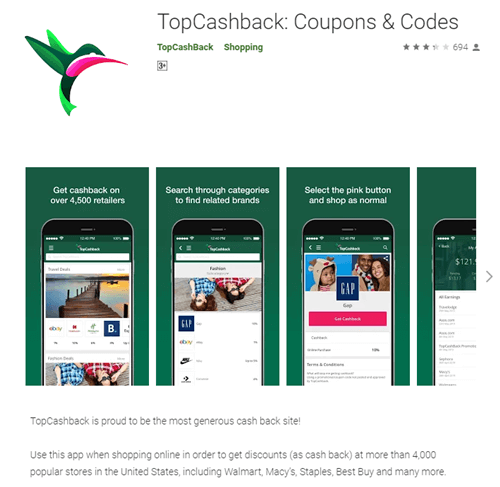 topcashback app