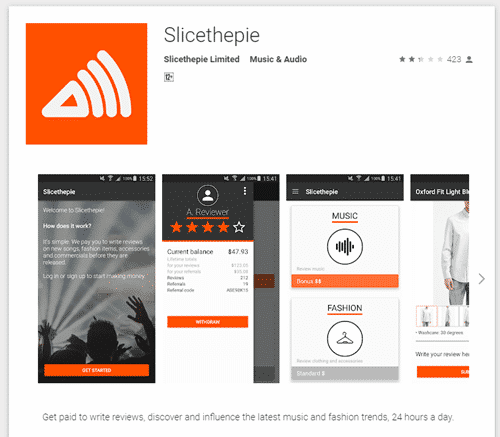 Slicethepie App