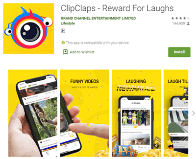 Clipclaps Mobile App