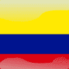 Colombia Flag Button