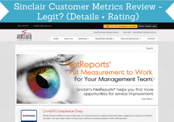 Sinclair Customer Metrics Review Header