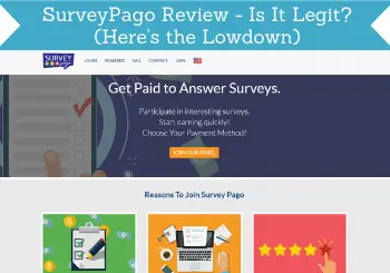 Survey Pago Review Header