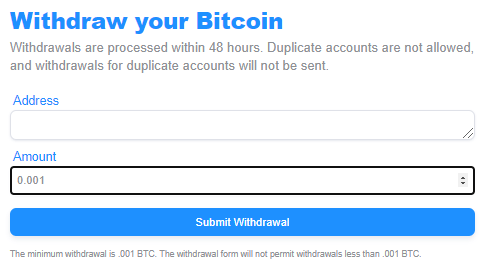 Btcsurveys Payout Method