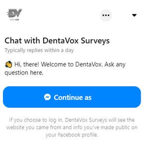 Chat Support Of Dentavox