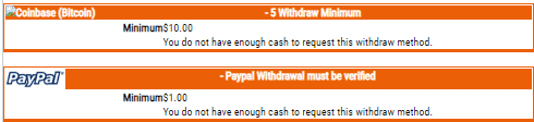 Instantrewards Payout Methods
