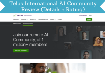 telus international ai community review header