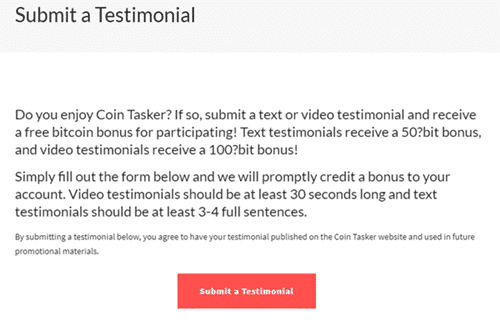 Coin Tasker Testimonials