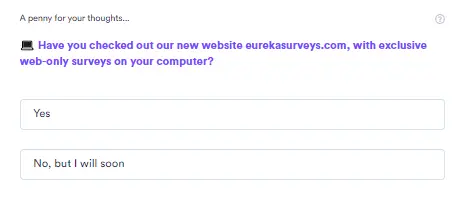 Daily Poll Example On Eureka Surveys