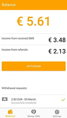 Aplikasi SMS Uang