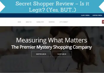Secret Shopper Review Header