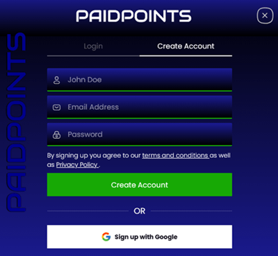joining paidpoints