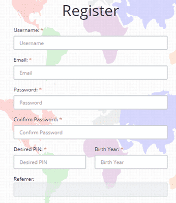 Paidpoints Registration Form