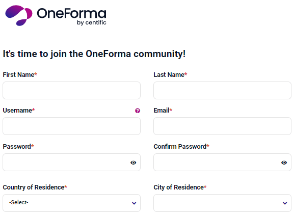 oneforma joining form