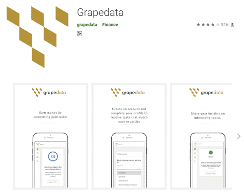 mobile app of grapedata