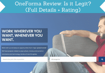 oneforma review header