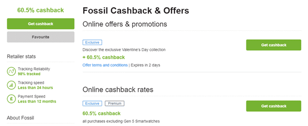 Quidco Cashback Offers
