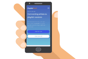 playlist push mobile site