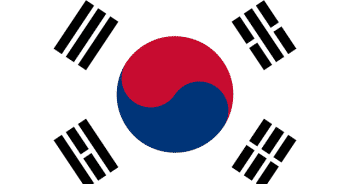 south korea surveys flag