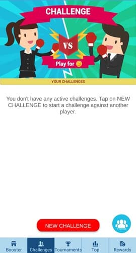 challenges on cashquizz