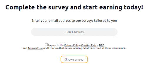 how to sign up on surveyo24