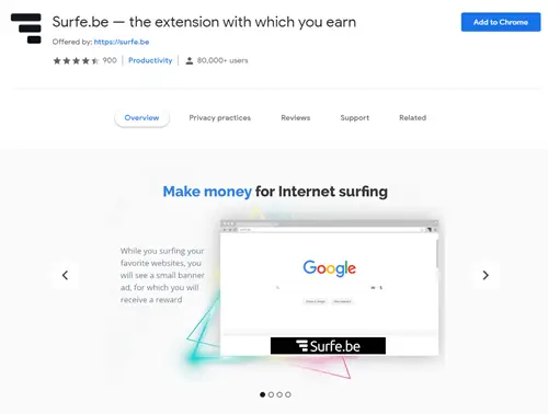surfe be browser extension