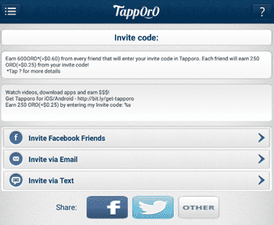 tapporo referral program