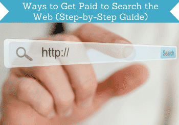 ways to get paid to search the web header