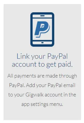 payment method of gigwalk