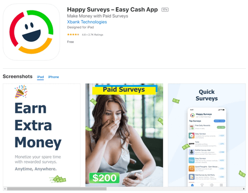 happy surveys app
