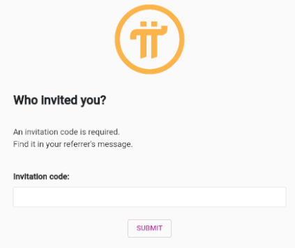 invitation code for pi network