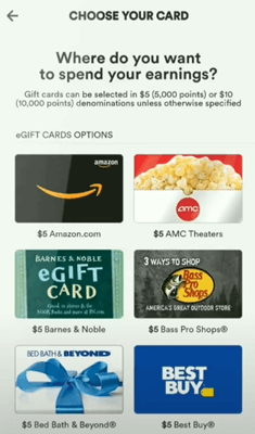 reward options of dabbl
