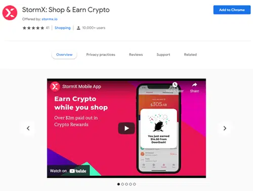 stormx extension