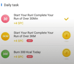 daily tasks of runtopia