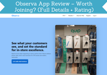 header for observa app review